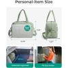 image:imageBAGSMART Gym Bag for Women Carry on Travel Duffel Bag Waterresistant Weekender with Shoe Compartment for Gym Travel Work Desert MediumMGreen