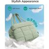 image:imageBAGSMART Gym Bag for Women Carry on Travel Duffel Bag Waterresistant Weekender with Shoe Compartment for Gym Travel Work Desert MediumMGreen
