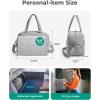 image:imageBAGSMART Gym Bag for Women Carry on Travel Duffel Bag Waterresistant Weekender with Shoe Compartment for Gym Travel Work Desert MediumMGrey