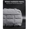 image:imageBAGSMART Gym Bag for Women Carry on Travel Duffel Bag Waterresistant Weekender with Shoe Compartment for Gym Travel Work Desert MediumMGrey