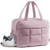 image:imageBAGSMART Gym Bag for Women Carry on Travel Duffel Bag Waterresistant Weekender with Shoe Compartment for Gym Travel Work Desert MediumMPurple