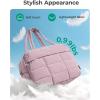 image:imageBAGSMART Gym Bag for Women Carry on Travel Duffel Bag Waterresistant Weekender with Shoe Compartment for Gym Travel Work Desert MediumMPurple