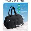image:imageBAGSMART Gym Bag for Women Duffle Bag for Travel with Wet Pocket Lightweight Carry on Weekender Duffel Water ResistantBlack