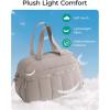 image:imageBAGSMART Gym Bag for Women Duffle Bag for Travel with Wet Pocket Lightweight Carry on Weekender Duffel Water ResistantBrown