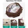 image:imageBAGSMART Gym Bag for Women Duffle Bag for Travel with Wet Pocket Lightweight Carry on Weekender Duffel Water ResistantChocolate