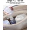 image:imageBAGSMART Gym Bag for Women Duffle Bag for Travel with Wet Pocket Lightweight Carry on Weekender Duffel Water ResistantGray