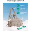 image:imageBAGSMART Gym Bag for Women Duffle Bag for Travel with Wet Pocket Lightweight Carry on Weekender Duffel Water ResistantGray Lilac