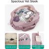 image:imageBAGSMART Gym Bag for Women Duffle Bag for Travel with Wet Pocket Lightweight Carry on Weekender Duffel Water ResistantOrchid Purple