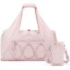 image:imageBAGSMART Gym Bag for Women Lightweight Duffel with Shoe Compartment Tote Bag with Wet Pocket for Yoga Travel PinkAPink