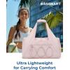 image:imageBAGSMART Gym Bag for Women Lightweight Duffel with Shoe Compartment Tote Bag with Wet Pocket for Yoga Travel PinkAPink