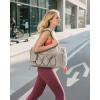 image:imageBAGSMART Gym Bag for Women Lightweight Duffel with Shoe Compartment Tote Bag with Wet Pocket for Yoga Travel PinkCamel