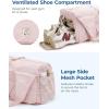 image:imageBAGSMART Gym Bag for Women Lightweight Duffel with Shoe Compartment Tote Bag with Wet Pocket for Yoga Travel PinkPurple