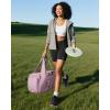 image:imageBAGSMART Gym Bag for Women Lightweight Duffel with Shoe Compartment Tote Bag with Wet Pocket for Yoga Travel PinkPurple