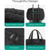 image:imageBAGSMART Gym Bag for Women Personal Item Puffer Duffle Bag Weekender Overnight Carry On Tote Handag for TravelBlack