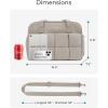 image:imageBAGSMART Gym Bag for Women Personal Item Puffer Duffle Bag Weekender Overnight Carry On Tote Handag for TravelCamel