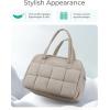 image:imageBAGSMART Gym Bag for Women Personal Item Puffer Duffle Bag Weekender Overnight Carry On Tote Handag for TravelCamel