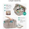 image:imageBAGSMART Gym Bag for Women Personal Item Puffer Duffle Bag Weekender Overnight Carry On Tote Handag for TravelCamel