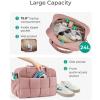image:imageBAGSMART Gym Bag for Women Personal Item Puffer Duffle Bag Weekender Overnight Carry On Tote Handag for TravelDark Pink