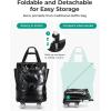 image:imageBAGSMART Rolling Duffle Bag with Wheels Travel Duffel Luggage Bag for Men Water Repellent Heavy Duty for Travel Camp Black Large 70LBrown