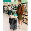 image:imageBAGSMART Rolling Duffle Bag with Wheels Travel Duffel Luggage Bag for Men Water Repellent Heavy Duty for Travel Camp Black Large 70LCharcoal