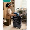 image:imageBAGSMART Rolling Duffle Bag with Wheels Travel Duffel Luggage Bag for Men Water Repellent Heavy Duty for Travel Camp Black Large 70LGrey