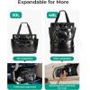 image:imageBAGSMART Rolling Duffle Bag with Wheels Travel Duffel Luggage Bag for Men Water Repellent Heavy Duty for Travel Camp Black Large 70LGrey
