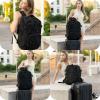 image:imageBAGSMART Travel Backpack for Women Men 40L Flight Approved Carry on Backpack with Shoe Bag TSA Large Personal Item Backpack with 17 Inch Laptop Compartment Weekender Suitcase for Travel GreyGrey