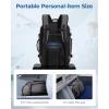 image:imageBAGSMART Travel Backpack for Women Men 40L Flight Approved Carry on Backpack with Shoe Bag TSA Large Personal Item Backpack with 17 Inch Laptop Compartment Weekender Suitcase for Travel GreyGrey