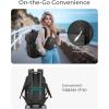 image:imageBAGSMART Womens Backpack Carry On Flight Approved Travel Backpack for Women with Waist BagTraveling Lightweight Weekender Casual Daypack 173 Laptop Work Back pack Personal Item BagChampagneBlack