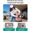 image:imageBAGSMART Womens Backpack Small Travel Laptop Backpack for Women Quilted College Laptop Bookbag Work Back Pack for Women Cute Computer WaterResistant Casual Daypack Puffer Camel03camel