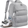 image:imageBAGSMART 30L Travel Backpack for Women Carry on Backpack for Airplanes Gym Backpack with Shoe Compartment Lightweight Travel Bag Fits 156 Inch WaterResistant ChocolateGrey