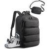 image:imageBAGSMART 35L Travel Backpack Women 173 Inch Carry On Backpack Flight Approved Personal Item Backpack Travel Bag Water Resistant Casual Daypack BlackBlack