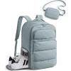 image:imageBAGSMART 35L Travel Backpack Women 173 Inch Carry On Backpack Flight Approved Personal Item Backpack Travel Bag Water Resistant Casual Daypack BlackBlue