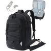 image:imageBAGSMART Carry On Travel Backpack 17 Inch Large Travel backpack Carry On Flight Approved Antitheft Personal Item Backpack Travel Bag With Shoe Bag 30L Water Resistant Casual Daypack BeigeBlack