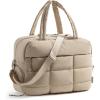 image:imageBAGSMART Gym Bag for Women Carry on Travel Duffel Bag Waterresistant Weekender with Shoe Compartment for Gym Travel Work Desert MediumMDesert