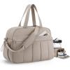image:imageBAGSMART Gym Bag for Women Duffle Bag for Travel with Wet Pocket Lightweight Carry on Weekender Duffel Water ResistantBrown