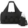 image:imageBAGSMART Gym Bag for Women Lightweight Duffel with Shoe Compartment Tote Bag with Wet Pocket for Yoga Travel PinkCharcoal