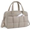 image:imageBAGSMART Gym Bag for Women Personal Item Puffer Duffle Bag Weekender Overnight Carry On Tote Handag for TravelCamel