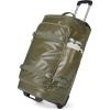 image:imageBAGSMART Rolling Duffle Bag with Wheels Travel Duffel Luggage Bag for Men Water Repellent Heavy Duty for Travel Camp Black Large 70LOlive Green