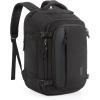 image:imageBAGSMART Travel Backpack Carry on Flight Approved 28L Lightweight Backpack Fits 173 Inch Laptop for Men Women Water Resistant Personal Item Travel Bag with USB Charging Port BlackBlack