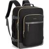 image:imageBAGSMART Travel Backpack for Women 35L CarryOn Backpack Fits 173 Inch Laptop TSA Approved WaterResistant Weekender Gym Backpack Black