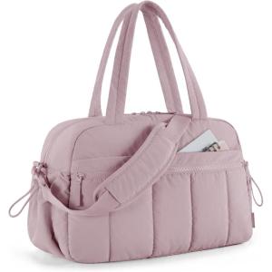 image:imageBAGSMART Gym Bag for Women Duffle Bag for Travel with Wet Pocket Lightweight Carry on Weekender Duffel Water ResistantOrchid Purple