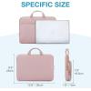 image:imageBAGSMART 13Inch Laptop Sleeve Black PolyesterBeige