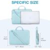 image:imageBAGSMART 13Inch Laptop Sleeve Black PolyesterBlueShoulder Strap