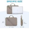 image:imageBAGSMART 13Inch Laptop Sleeve Black PolyesterGrayShoulder Strap