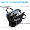 image:imageBAGSMART 173 Inch Laptop Bag Expandable Computer Bag Laptop Briefcase Men WomenLaptop Shoulder BagWork Bag Business Travel Office BlackBlack156 Inch