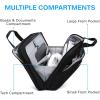 image:imageBAGSMART 173 Inch Laptop Bag Expandable Computer Bag Laptop Briefcase Men WomenLaptop Shoulder BagWork Bag Business Travel Office BlackBlack173 Inch