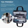 image:imageBAGSMART 173 Inch Laptop Bag Expandable Computer Bag Laptop Briefcase Men WomenLaptop Shoulder BagWork Bag Business Travel Office BlackDark Blue173 Inch