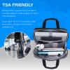 image:imageBAGSMART 173 Inch Laptop Bag Expandable Computer Bag Laptop Briefcase Men WomenLaptop Shoulder BagWork Bag Business Travel Office BlackDark Grey173 Inch