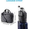 image:imageBAGSMART 173 Inch Laptop Bag Expandable Computer Bag Laptop Briefcase Men WomenLaptop Shoulder BagWork Bag Business Travel Office BlackDark Grey173 Inch